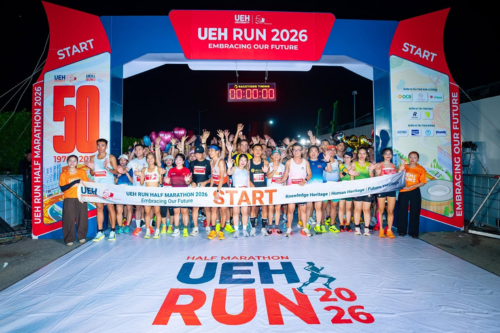 [UEH 50] Hơn 4000 Runners cùng viết nên đường chạy “Tri thức - Con người - Tương lai” tại UEH Run Half Marathon 2026