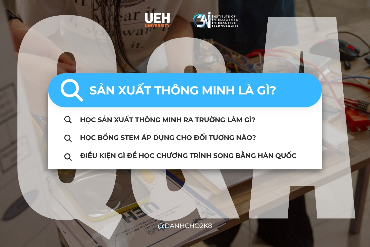 Giải đáp về ngành Sản xuất thông minh, học bổng STEM và cơ hội học tập quốc tế